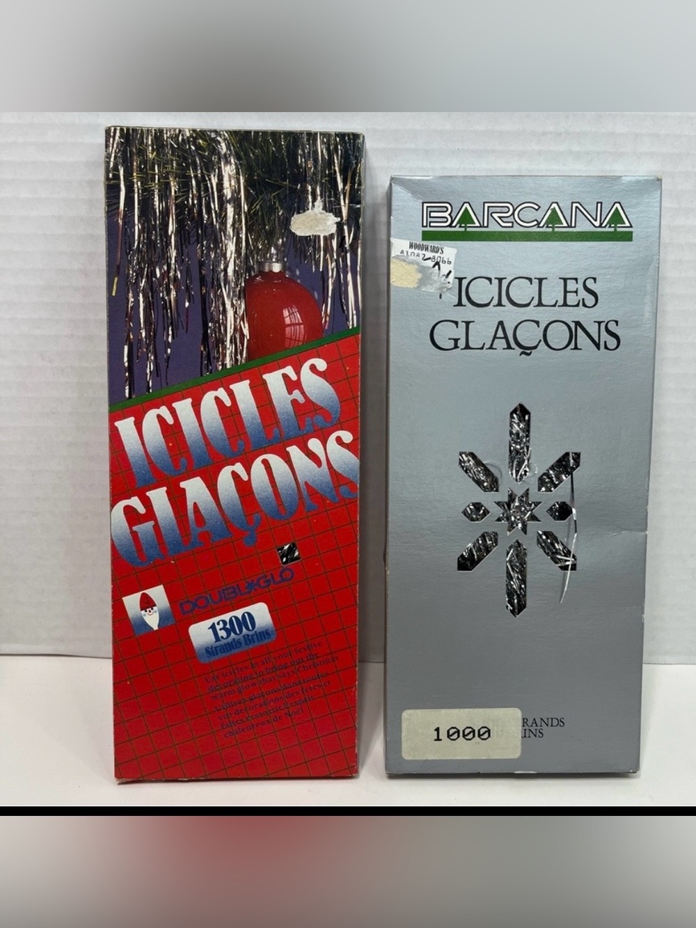 VINTAGE Icicles for the Christmas tree NWT tinsel